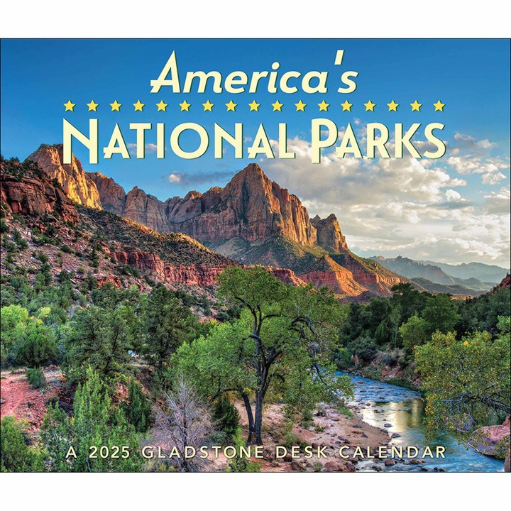 American National Parks Desk Calendar 2025