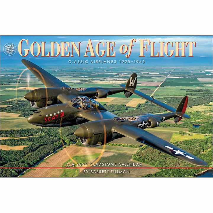 Golden Age of Flight Deluxe Calendar 2025