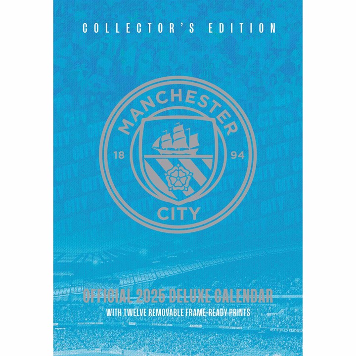 Manchester City FC Collectors Edition A3 Calendar 2025