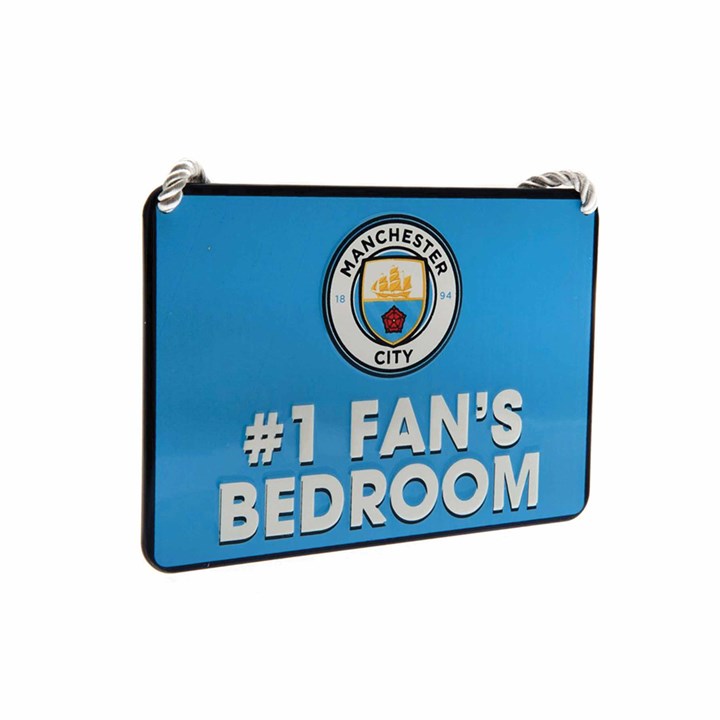 Manchester City FC No.1 Fans Bedroom Sign