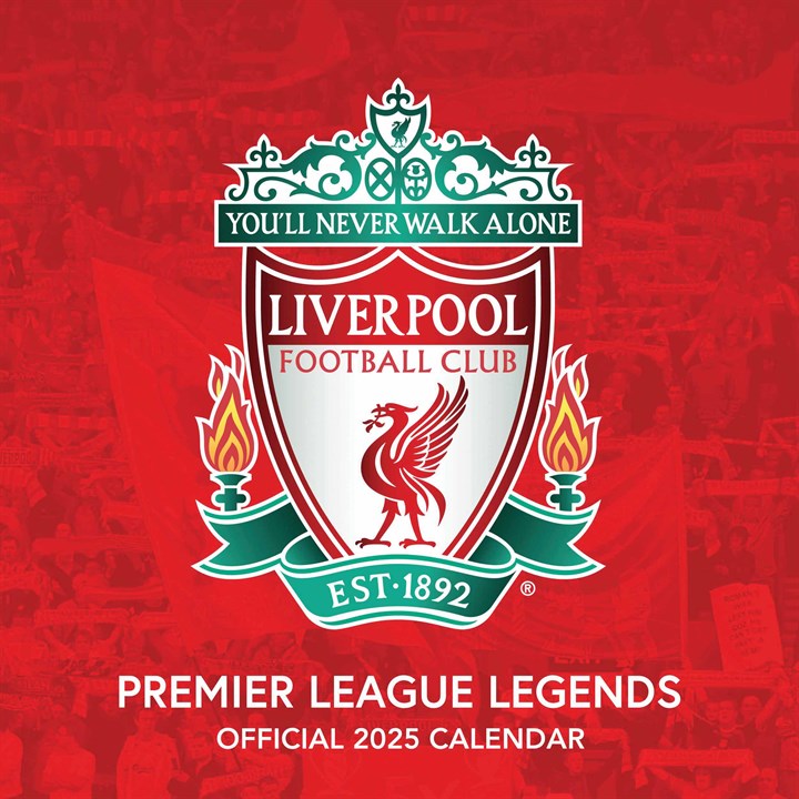 Liverpool FC Premier League Legends Calendar 2025