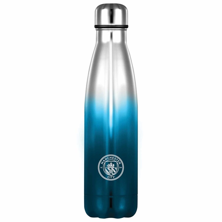 Manchester City FC Metallic Bottle