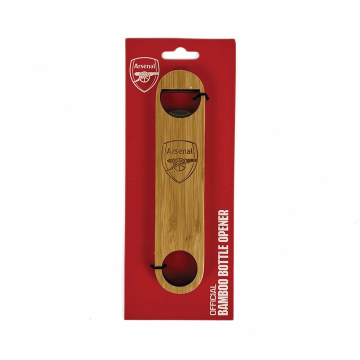 Arsenal FC Bamboo Bottle Opener