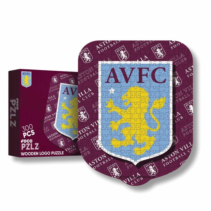 Aston Villa FC Wooden Logo Puzzle