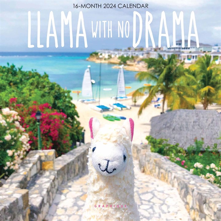 Llama With No Drama Mini Calendar 2025