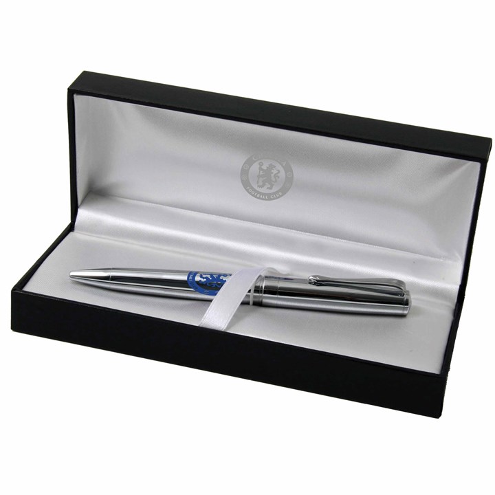 Chelsea FC Logo Chrome Pen in Gift Box