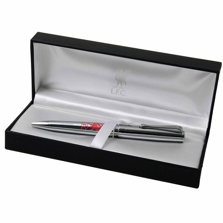 Liverpool FC Logo Chrome Pen in Gift Box