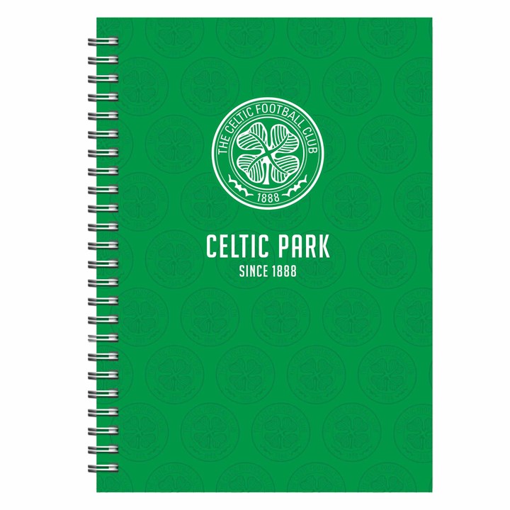 Celtic FC Spiral Crest A5 Notebook