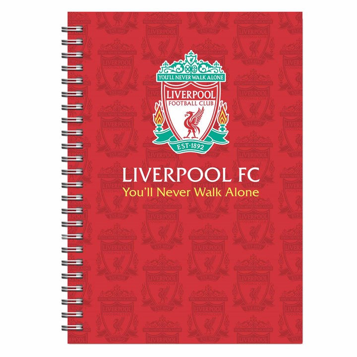 Liverpool FC Spiral Crest A5 Notebook