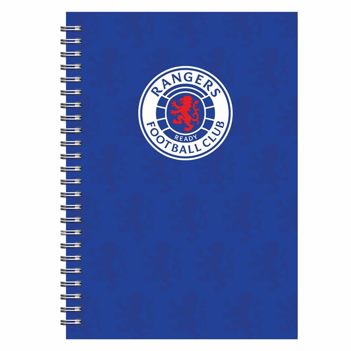 Rangers FC Spiral Crest A5 Notebook