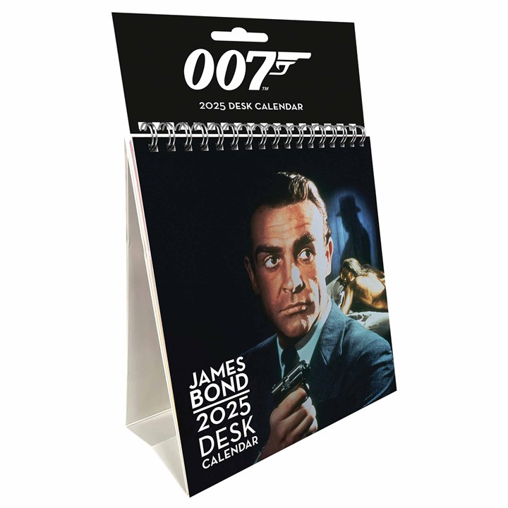 James Bond Easel Desk Calendar 2025