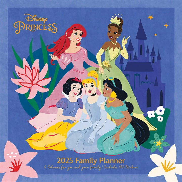 Disney Princess Family Planner 2025