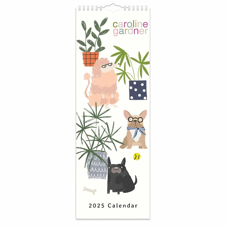 Caroline Gardner, Dogs Slim Calendar 2025