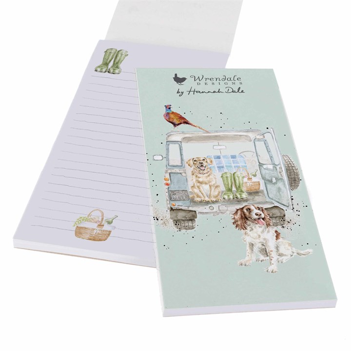 Wrendale Designs, Paws for a Picnic Shopping List Pad