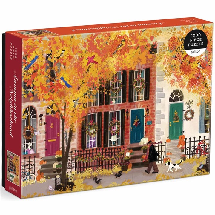 Galison, Autumn in the Neighbourhood Jigsaw