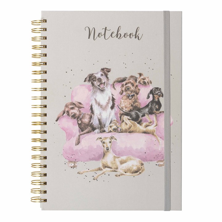 Wrendale Designs, Dogs Movie Night A4 Notebook