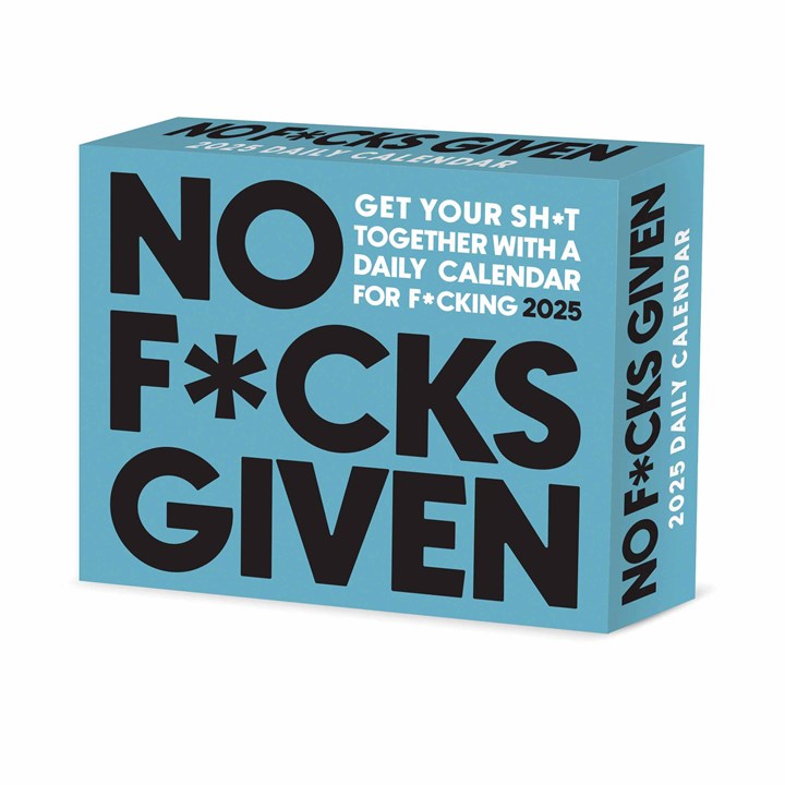 No F*cks Given Desk Calendar 2025