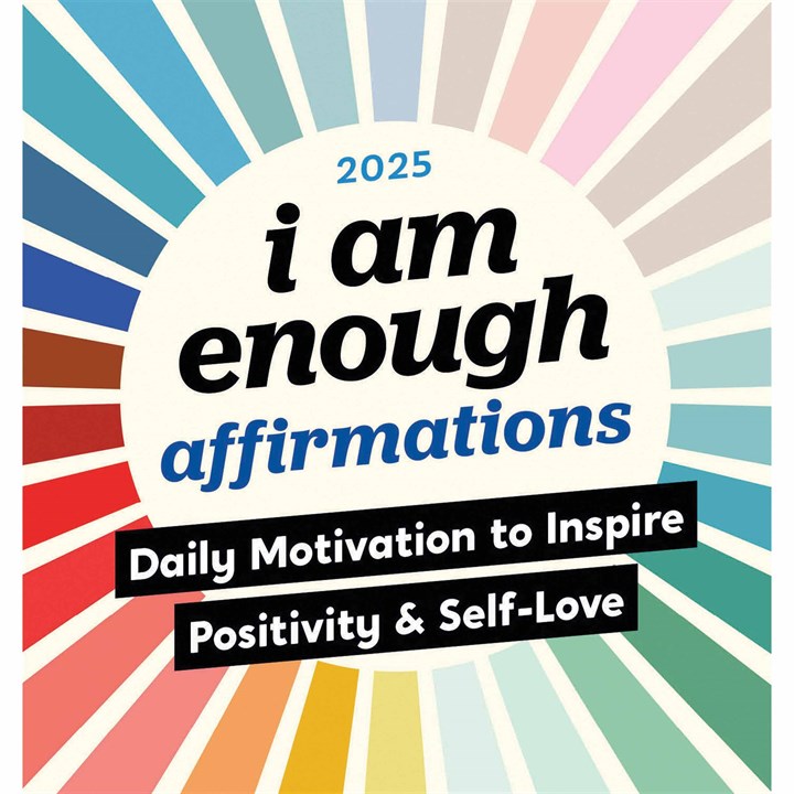 Positive Affirmations, I Am Enough Desk Calendar 2025