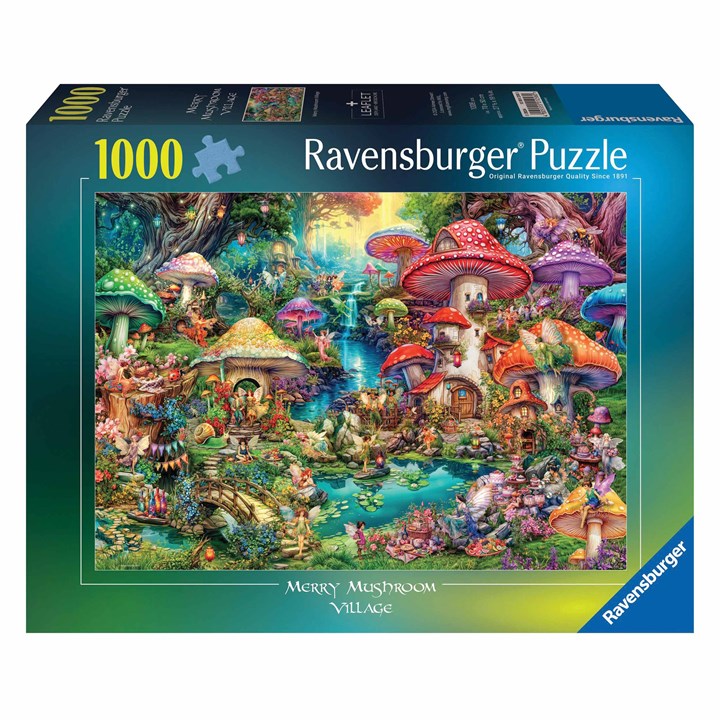 Merry Mushroom Village Jigsaw