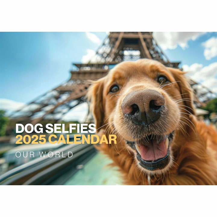 Dog Selfies Calendar 2025