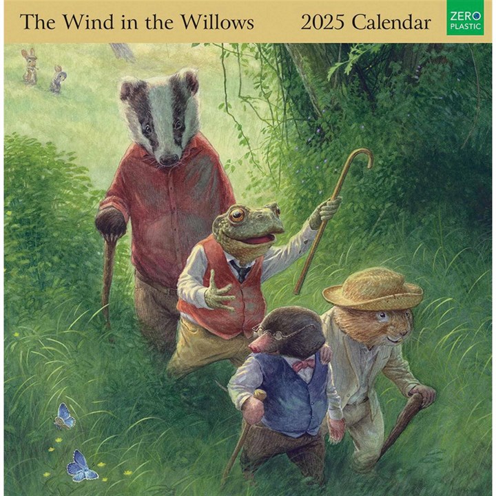 Wind In The Willows Calendar 2025