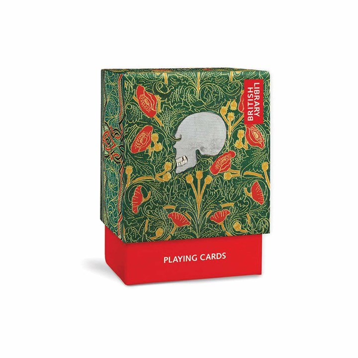 Skull & Flowers Playing Cards