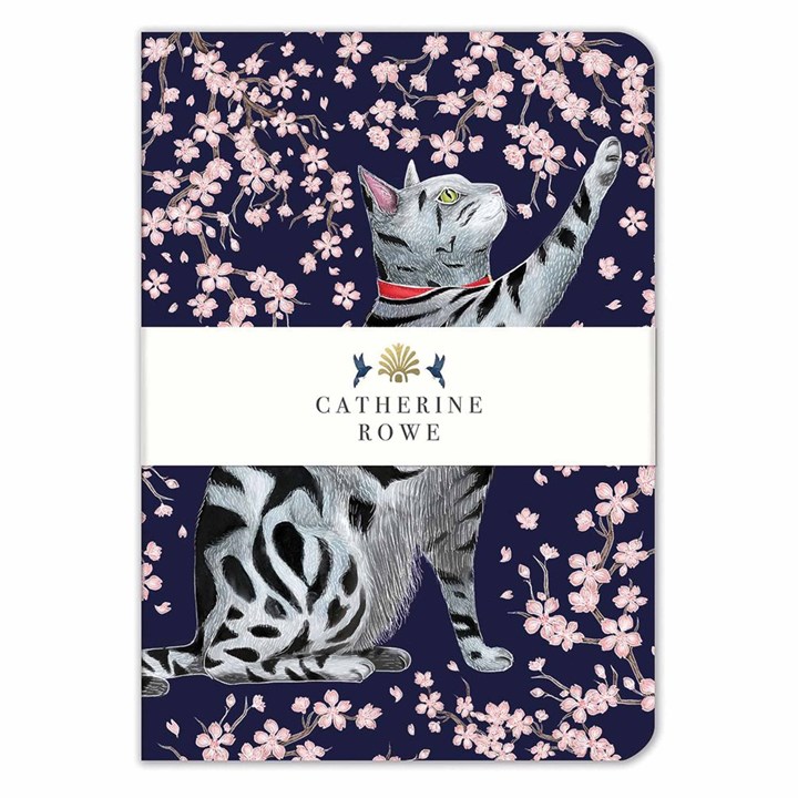 Catherine Rowe, Sakura Cat A5 Notebook