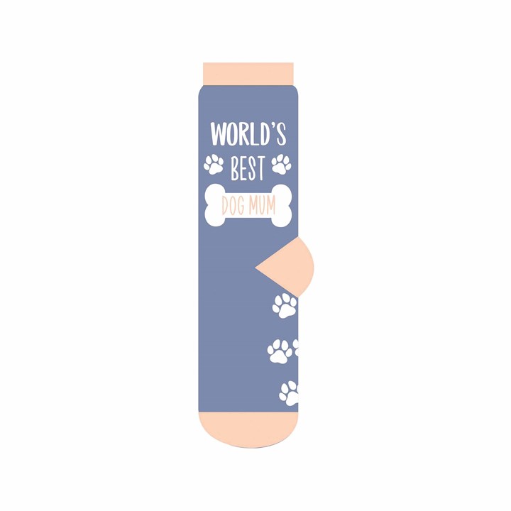 Worlds Best Dog Mum Socks - Size 7 - 11