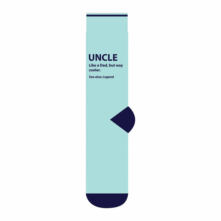 Uncle Dictionary Defination Socks - Size 7 - 11