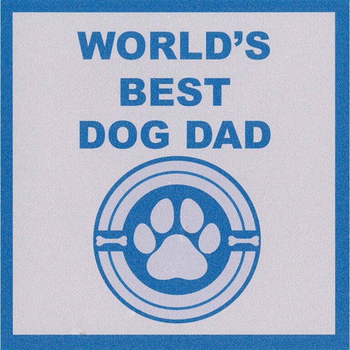 Worlds Best Dog Dad Coaster