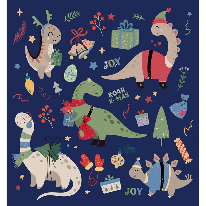 Dinosaurs Square Calendar Gift Wrap Envelope