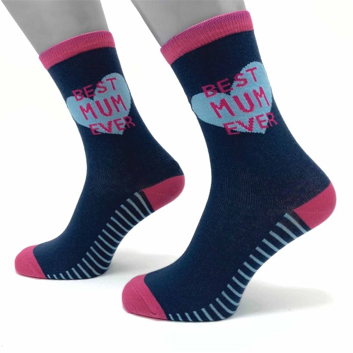 Best Mum Ever Socks - Size 4 - 8