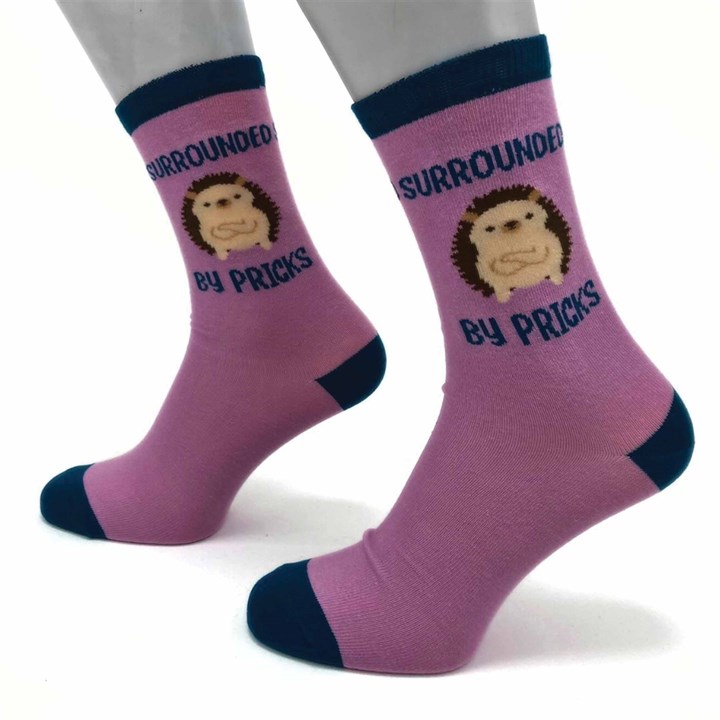 Surrounded By Pricks Socks - Size 4-8