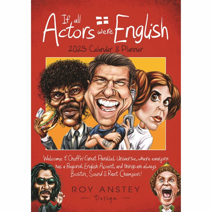 If All The Actors Were English A4 Family Planner 2025