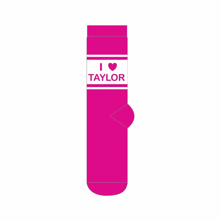 I Heart Taylor Socks - Size 4 - 8