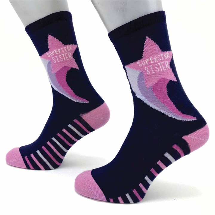 Superstar Sister Socks - size 4-8