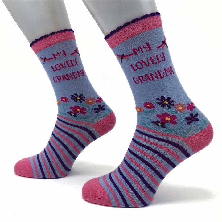 My Lovely Grandma Socks - Size 4 - 8