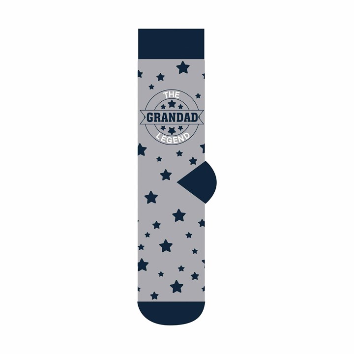 Grandad The Legend Socks - Size 7 - 11