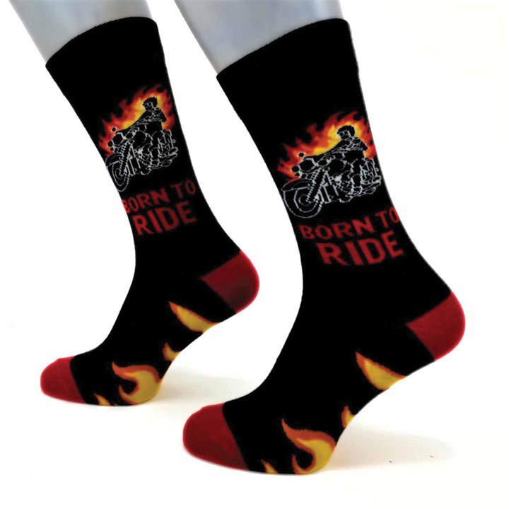 Born to Ride Socks - Size 7 - 11