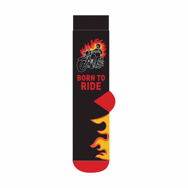 Born to Ride Socks - Size 7 - 11