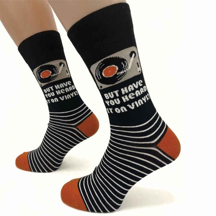 But Have You Heard It On Vinyl Socks - Size 7 - 11