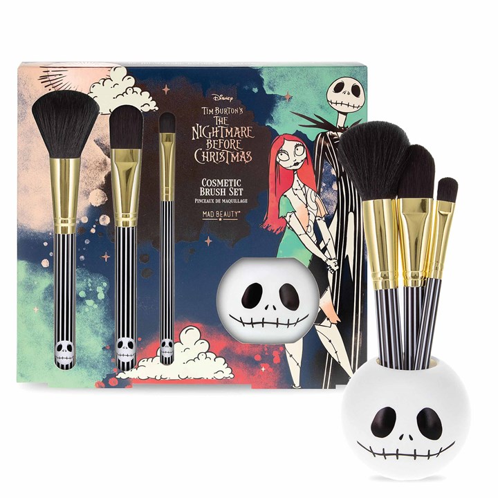 Disney, Nightmare Before Christmas Brush Set & Holder