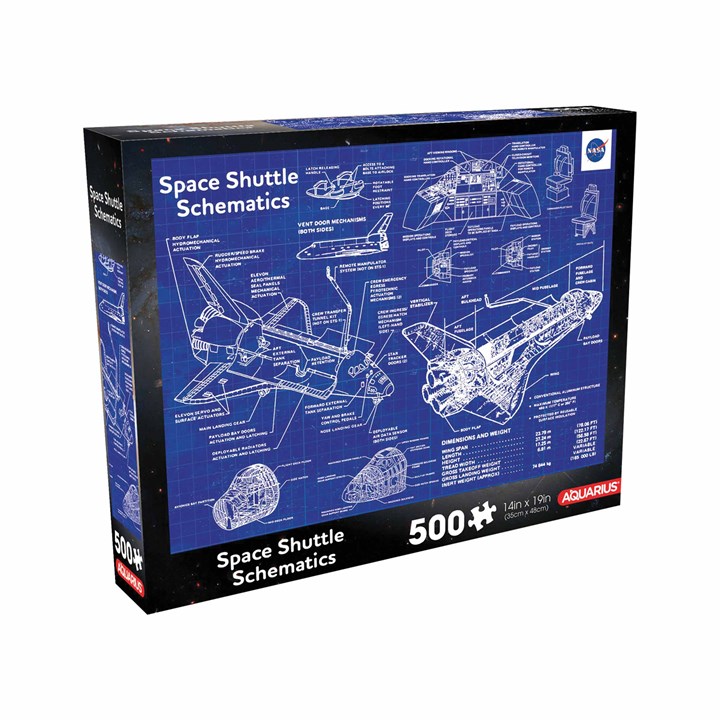 NASA Shuttle Schematic Jigsaw