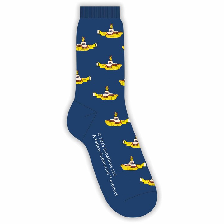 The Beatles, Yellow Submarine Socks - Size 7 - 11