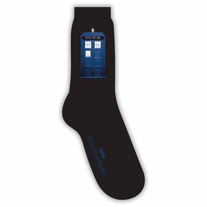 Doctor Who, Tardis Socks - Size 7 - 11