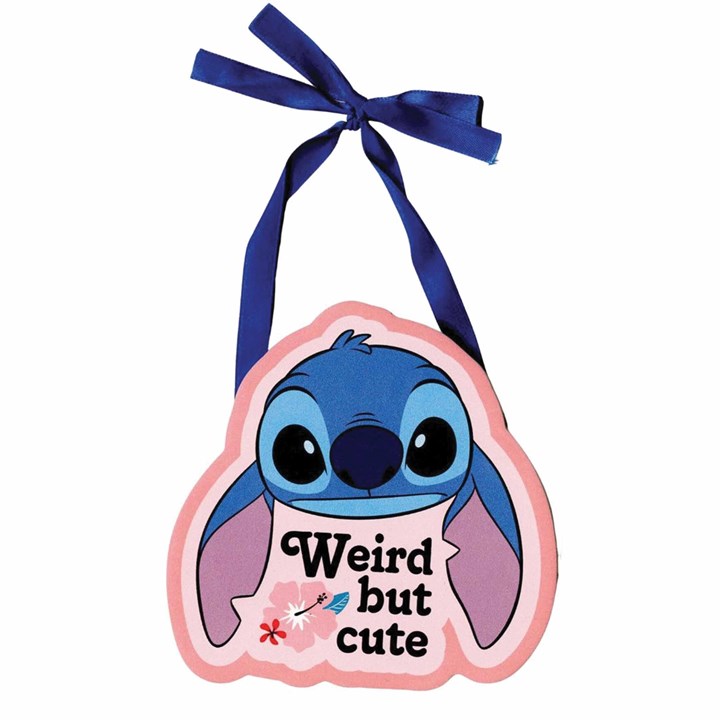 Disney, Stitch Weird But Cute Plaque