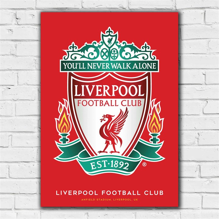 Liverpool FC A2 Crest Poster