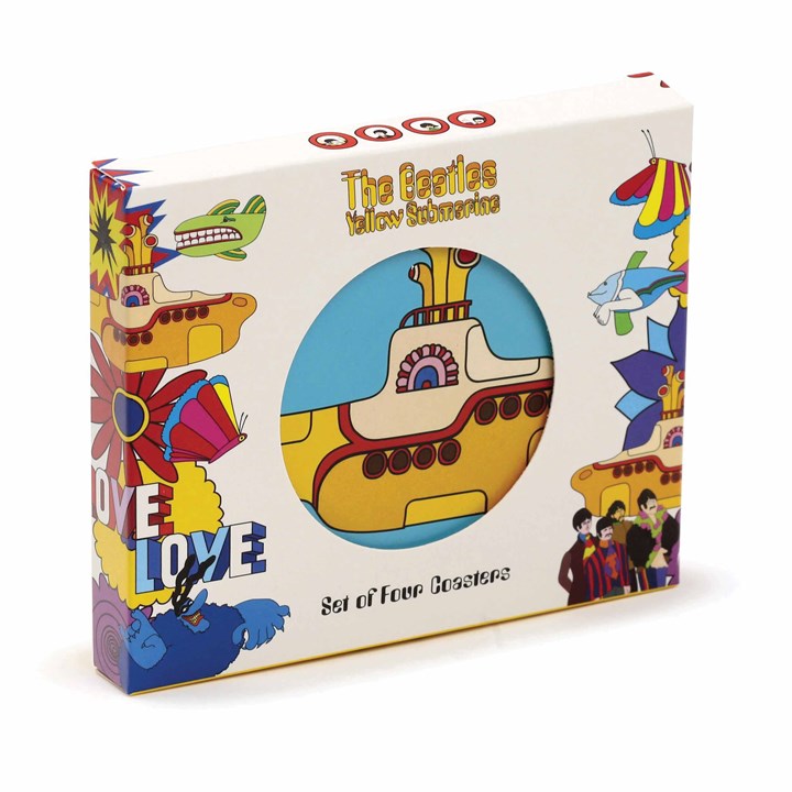 The Beatles, Yellow Submarine Set of 4 Coasters