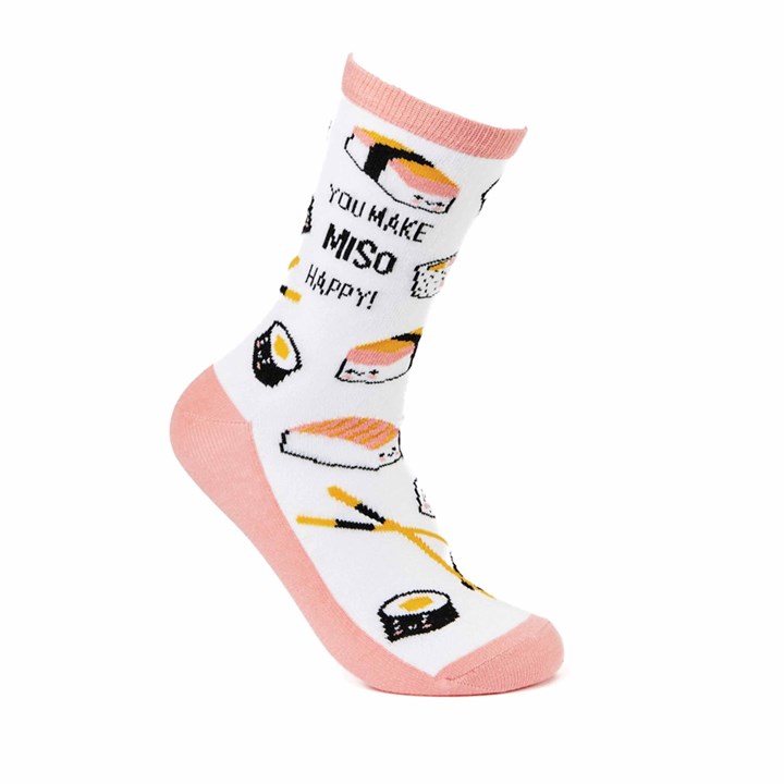 You Make Miso Happy Socks - Size 4 - 8