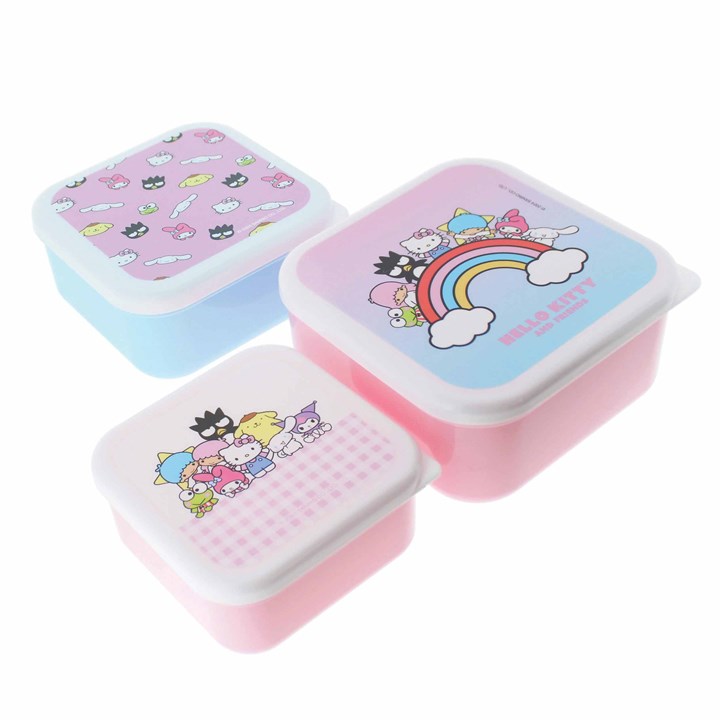 Hello Kitty Set of 3 Snack Boxes